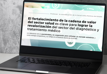 El fortalecimiento de la CADENA DE VALOR del sector salud es clave para lograr la revalorización del sector del diagnóstico y tratamiento médico